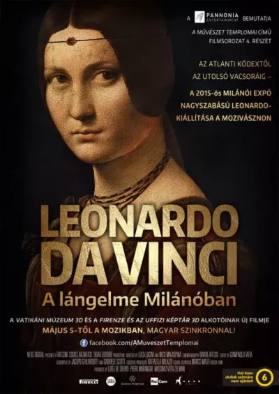 A művészet templomai: Leonardo Da Vinci - A lángelme Milánóban plakát