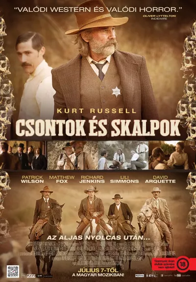 Csontok és skalpok plakát