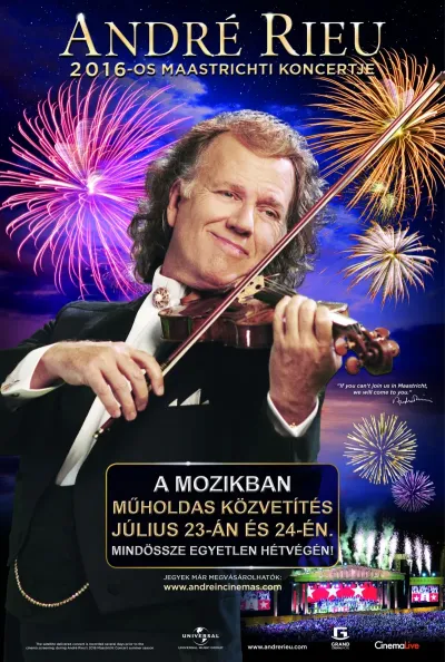 André Rieu 2016-os Maastrichti koncertje plakát