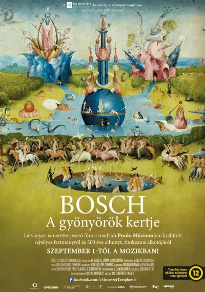 A művészet templomai: Bosch - A gyönyörök kertje plakát