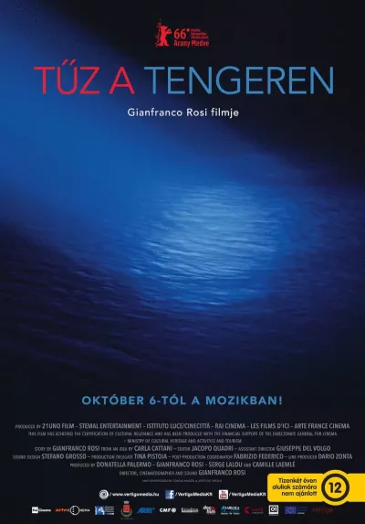 Tűz a tengeren plakát